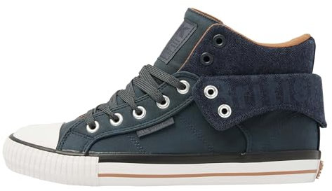British Knights Herren ROCO Sneaker, Navy Cognac, 44 EU