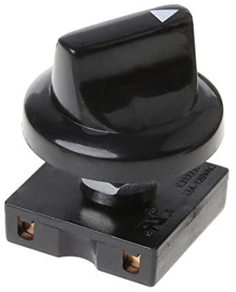 Interruptor rotativo, interruptor selector de 4 posiciones, interruptor de ventilador de 3 velocidades de 45 grados Gobernador de ventilador de rotación de 45 grados con perilla, interruptor de cam