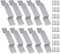 Duroecsain Zaunpfostenträger, Zaunpfostenträger für Beton | 10-teiliges Zaunpfosten-Reparatur-Set – robuste Holzzaunpfosten-Befestigung – Set