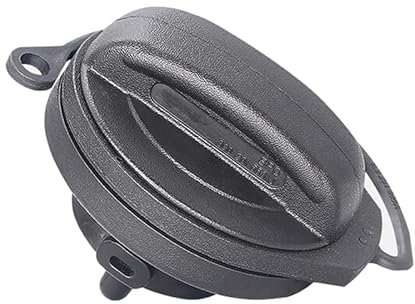 HLGFS Auto Tankdeckel für Audi A6 allroad Quattro 2019+,ABS Benzin-Dieselabdeckung Auto Treibstoff Deckel Tankverschluss mit Halteband Kraftstofftankdeckel Ersatzteil Auto Zubehör,S