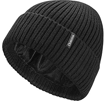 Ocatoma Beanie Mütze Herren Damen,Warme Unisex Wintermütze Weich Stretchy | Strickmütze mit Warmem Futter ,Geschenke für Männer Frauen