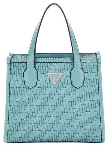 GUESS Silvana 2 Compartment Mini Tote XS Teal