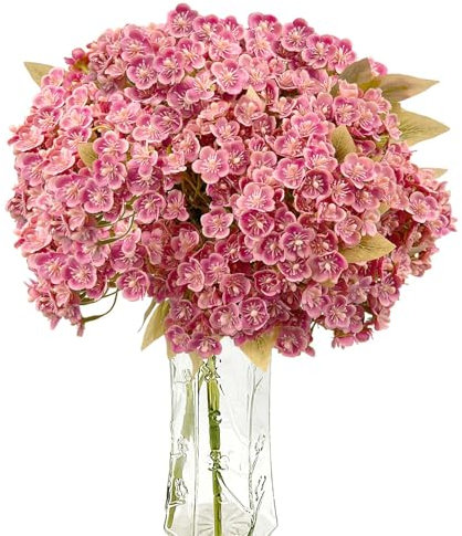 SNAIL GARDEN Flores artificiales de hortensias de seda