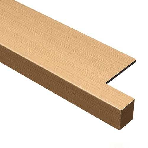 Fensterbankabdeckung aus Holz mit Zierleiste für Erkerfenster, Küchenleisten, Fenster, Ersatz-Arbeitsplatte für Wohnzimmer, Balkon (50 x 16 cm)