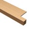 Fensterbankabdeckung aus Holz mit Zierleiste für Erkerfenster, Küchenleisten, Fenster, Ersatz-Arbeitsplatte für Wohnzimmer, Balkon (50 x 16 cm)