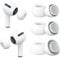 Amzpas 3 Paar Ohrstöpsel für Airpods Pro 1 / Airpods Pro 2 Ohrstöpsel, mit Loch zur Geräuschreduzierung, wasserdichte Silikon Airpods Pro Ersatz Ohrstöpsel, mit Aufbewahrungsbox (S/M/L)