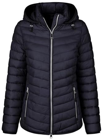 ONUA Leichte Steppjacke Damen, Übergangsjacke, Frühlingsjacke oder Damenjacke mit Wattierung, Outdoorjacke mit abnehmbarer Kapuze in fünf Farben (Größen 36-48)