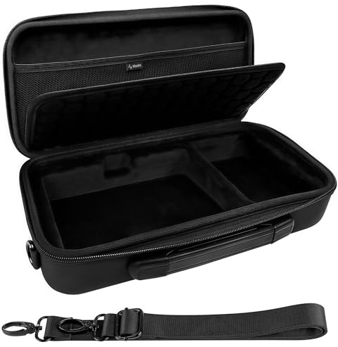 Musiin Custom Audio Interface Case Kompatibel mit UA Apollo Solo Heritage/Apollo Solo USB, Hartschale mit Schultergurt, Separates Kabelfach, Tragbare Aufbewahrung für Studio, Reisen, Täglich