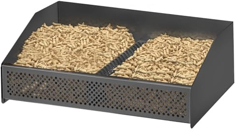 johgee Cesta de pellets portátil para chimeneas y estufas, 50 x 25 x 17 cm
