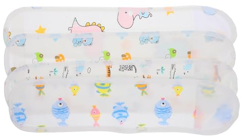 Baluue Bande Ventrale en Coton pour Bébé 4 Pcs, Ceinture Abdominale Ajustable pour -Né, Couverture Ventrale Douce et Confortable Motifs Animaux, Protection le Froid pour Nourrisson