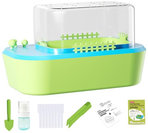Kit per la coltivazione di piante per bambini - Scatola di osservazione giocattolo, kit fai da te educativo per la scienza della serra sicura per ragazze (senza terreno per semi)