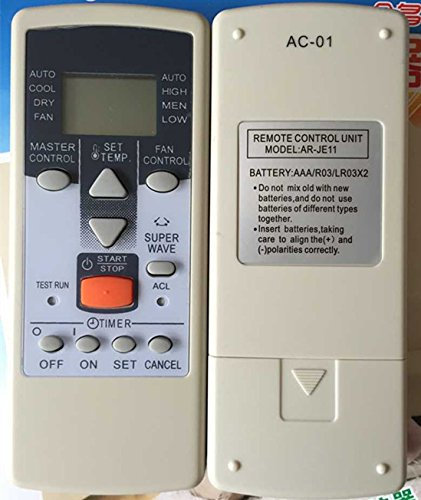 Mando a distancia de repuesto general para aire acondicionado Fujitsu AR-JE9 AR-JE10 AR-JE12 AR-PV423