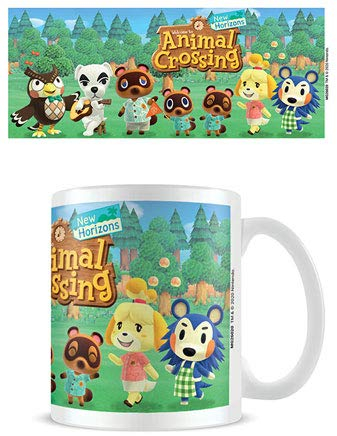 empireposter Animal Crossing - Lineup - Keramik Tasse - Größe Ø8,5 H9,5 cm