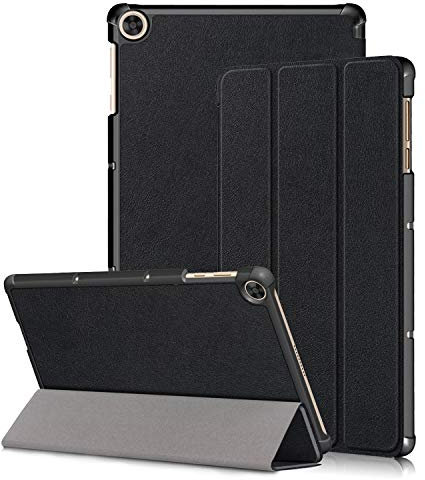 Kemocy Funda para Huawei MatePad T10 / T10s 2020,Flip Cover en Cuero PU con Soporte Carcasa para Huawei MatePad T10s 10.1 AGS3-L09 AGS3-W09 / T10 9.7 AGR-L09 AGR-W09 Tablet,#Negro