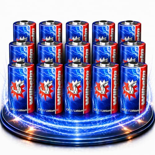 Wilhelm CR2 Lithium Fotobatterien 3V hochleistungs-Energie – 15 Stück