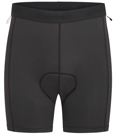 Ziener Herren NEPO X-Function Fahrrad-Unterhose/Rad-Innenhose/Mountainbike-Unterwäsche - sehr atmungsaktiv|gepolstert|schnelltrocknend|elastisch, Black, 48