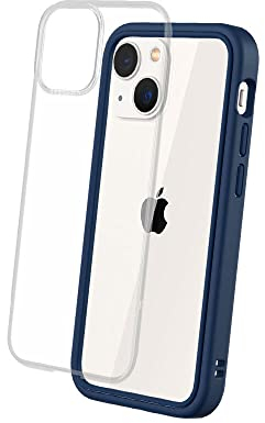 RhinoShield Modulares Case kompatibel mit [iPhone 13 mini] | Mod NX - Anpassbare & stoßdämpfende Schutzhülle im schlanken Design - 3.5 Meter Fallschutz - Marineblau