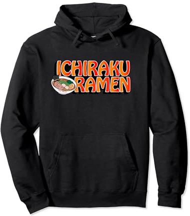 Naruto Shippuden Ichiraku Bol Ramen avec Logo Anime Sweat à Capuche