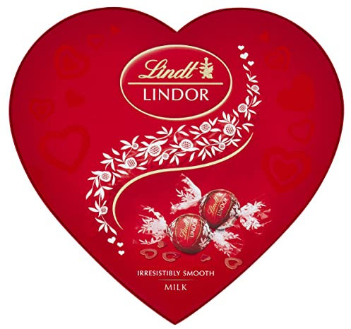 Lindt Lindor Milchschokoladentrüffel Herz Geschenkbox 200g