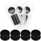 Journalscheibe 44Pcs Bindungsring Discs Discbound Expansion Discs Arc System Notebooks Planer Buch Bindemittel Ringe Bindungsdokumente Ringe für Notizbücher Notizen Seiten Die Black 38Mm Ringe Für