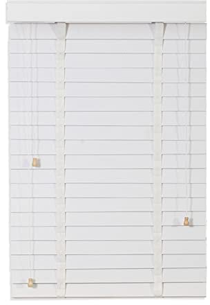 Jolan Weiße Jalousette Holz Für Fenster,Jalousetten Innen Außen,Atmungsaktiv/Verdunkelung/Wärmedämmung Jalousien,Plisseerollo,50mm Lamellen, Faltrollo,Einfach Zu Installierende,W×H-120x160cm/47x63in