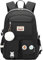 Spotted Tiger Mädchen-Rucksack, ästhetischer Rucksack für Teenager, Mädchen, niedliche Schultasche, Büchertasche, Anime-Schulrucksack für Mädchen, Schwarz, Large, Ästhetisch