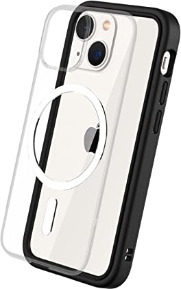 RhinoShield Modulares Case kompatibel mit MagSafe für [iPhone 13 mini] | Mod NX - Überragender Magnet, Individuell anpassbare, strapazierfähige Schutzhülle 3.5M / 11ft Fallschut - Schwarz