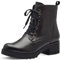MARCO TOZZI Damen Stiefeletten zum Schnüren mit Blockabsatz mit Reißverschluss, Braun (Mocca), 39 EU