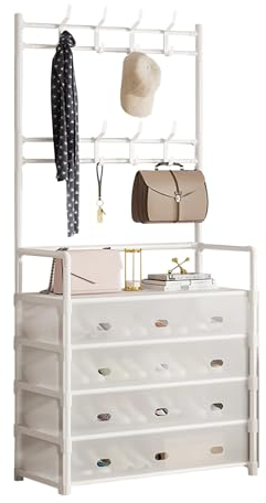 Ergocar Le Porte-manteau Convient Au Rangement De Chaussures, Vêtements, Chapeaux, Sacs, Foulards Et Parapluies, Adapté Aux bureaux, maisons et magasins.