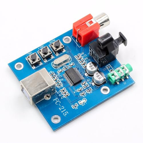PCM2704 Carte décodeur USB DAC, 2 canaux sortie analogique S/PDIF Mini USB HiFi carte son