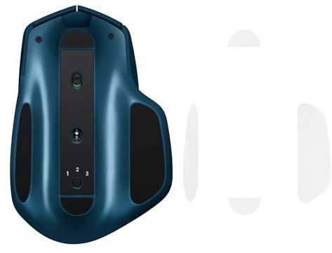 kwmobile Mouse Feet Sticker kompatibel mit Logitech MX Master 2S Ersatz Glider - Mausfüße passgenau - Maus Glides in Weiß