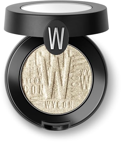 WYCON cosmetics LAST CRUSH MONO SHIMMER EYESHADOW Ombretto in polvere ultra pigmentato dal finish shimmer 101 CHAMPAGNE