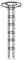 HOKZYHOUSE Trellis, Vertical Metal Umbrella Trellis Tower Frame Flower Support for Garden, Yard(210CM)