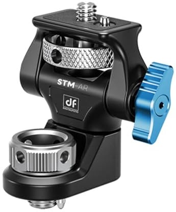 Supporto per monitor per telecamera DF-CIN E, supporto girevole e regolabile in inclinazione per monitor da 5 e 7, vite universale da 1/4. (STM-AR)