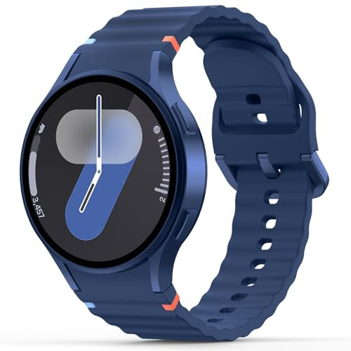Cinturino Compatibile con Samsung Galaxy Watch 7 6 5 4 40mm 44mm/6 4 Classic 46mm 42mm 47mm 43mm/FE/5 Pro, Nylon Cinturini Sportivo Magnetico per Garmin Vivoactive 5 3 6/Forerunner 55 245/Venu sq 2