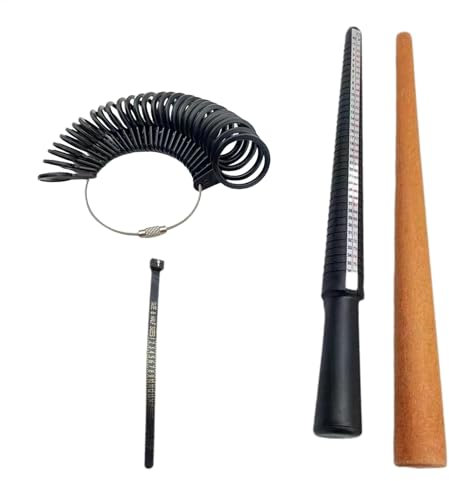 Lunaobrik Ringmesswerkzeug, Ring -Sizer zum Messen | Messgeräte für Fingergrößen - Ehering Ring Messgereiter Sizer für Juwelier und Juwelier für Enthusiasten