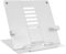 SEWACC Leseständer buchhalterung buchstütze Lehrbuchständer Buchstand Buchhalter zum Lesen Unterzeichnung Steht bücherregal Laptopständer für Schreibtisch Buchständerhalter Plastik Weiß