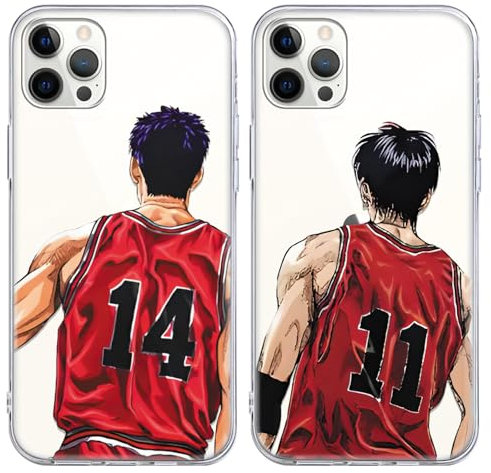 TBNMBGY 2 Pezzi Anime Cover per Xiaomi 11T/11T Pro 5G 6.67, Carine Manga Character Motivo Pattern Ultra-sottile Antiurto Morbido TPU Protezione Della Lente Case Silicone Cover,Manga