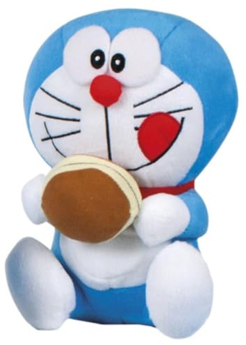 Play by Play Doraemon Plüschtier, groß, Höhe 40 cm, Version Dorayaki, Original Roboter-Katze