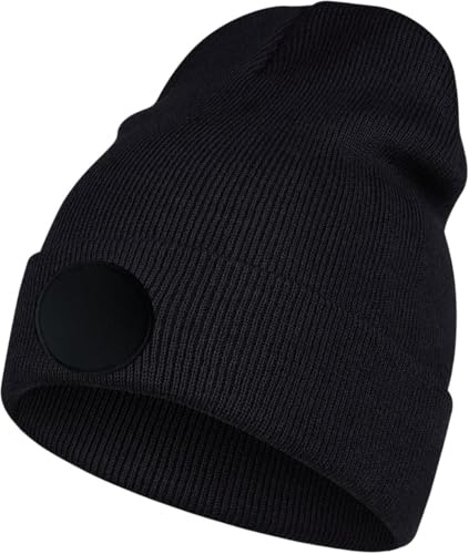 Hatstar Patch Beanie Mütze (schwarz)