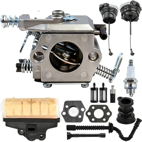 ZAMDOE MS 250 Carburatore per Stihl 021 023 025 MS250 MS230 MS210 motosega per 1123 120 0605 per Walbro WT286 WT-286 WT-215 con 1123 160 1650 filtro aria candela tubo carburante kit di messa a punto