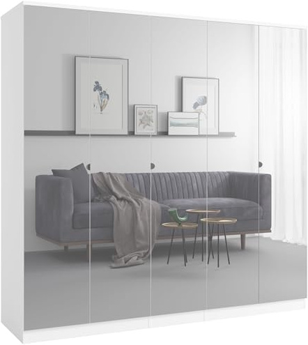 Spiegelschrank Monza 5D 200 Weiß