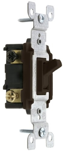 Leviton Brown r-sidentiels de cat-gorie 3-voies AC Interrupteurs Calme bascule 215-1453-2