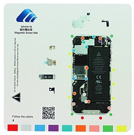 satkit Magnettafel für Organisieren Schrauben iPhone 4S
