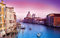 TRADE® 1000 Piece 30''x20'' Size Italy Venice The Grand Canal Sunset View Stained Art Wooden Jigsaw Painting Puzzle Including the Venice Grand Canal Wooden Boat Red Sunset Scene