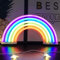 QiaoFei Regenbogen-Nachtlicht für Kinder, Geschenk, LED-Regenbogen-Neonschilder, Regenbogen-Lampe für Wanddekoration, Schlafzimmer-Dekorationen, Heim-Zubehör, Party, oder USB-betrieben