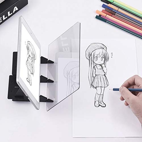 Optische Zeichentafel, Skizzenassistent, Zeichenbrett, optische Reflexionen, Projektor-Malerei, Ständer, Anime-Zeichenbrett, einfaches Zeichnen, Skizzierwerkzeug, Erwachsene und