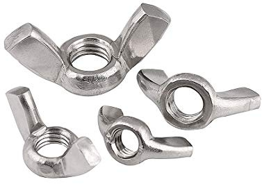 BOZONLI M10 Tuercas Mariposa Inox, Tuercas de mariposa, Tuerca de Ala, Plata
