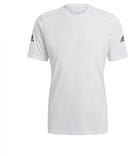 adidas Herren Squadra 21 Jersey, White / White / Black, L