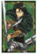 GNKIO Levi Ackerman Attack on Titan Japanese Anime Poster 1 Leinwand Kunst Poster und Wand Kunst Bild Druck Moderne Familie Schlafzimmer Dekor Poster 16x24inch(40x60cm)